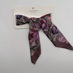 Mor Lale Fular (70x70cm)