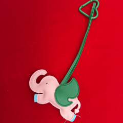 Uçan Fil Figürlü Çanta Charmı/Süsü - Anahtarlık