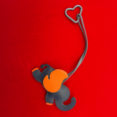 Uçan Fil Figürlü Çanta Charmı/Süsü - Anahtarlık