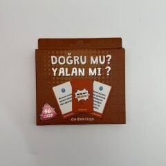Doğru mu? Yalan mı? Eğlenceli Kart Oyunu