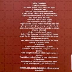 Doğru mu? Yalan mı? Eğlenceli Kart Oyunu