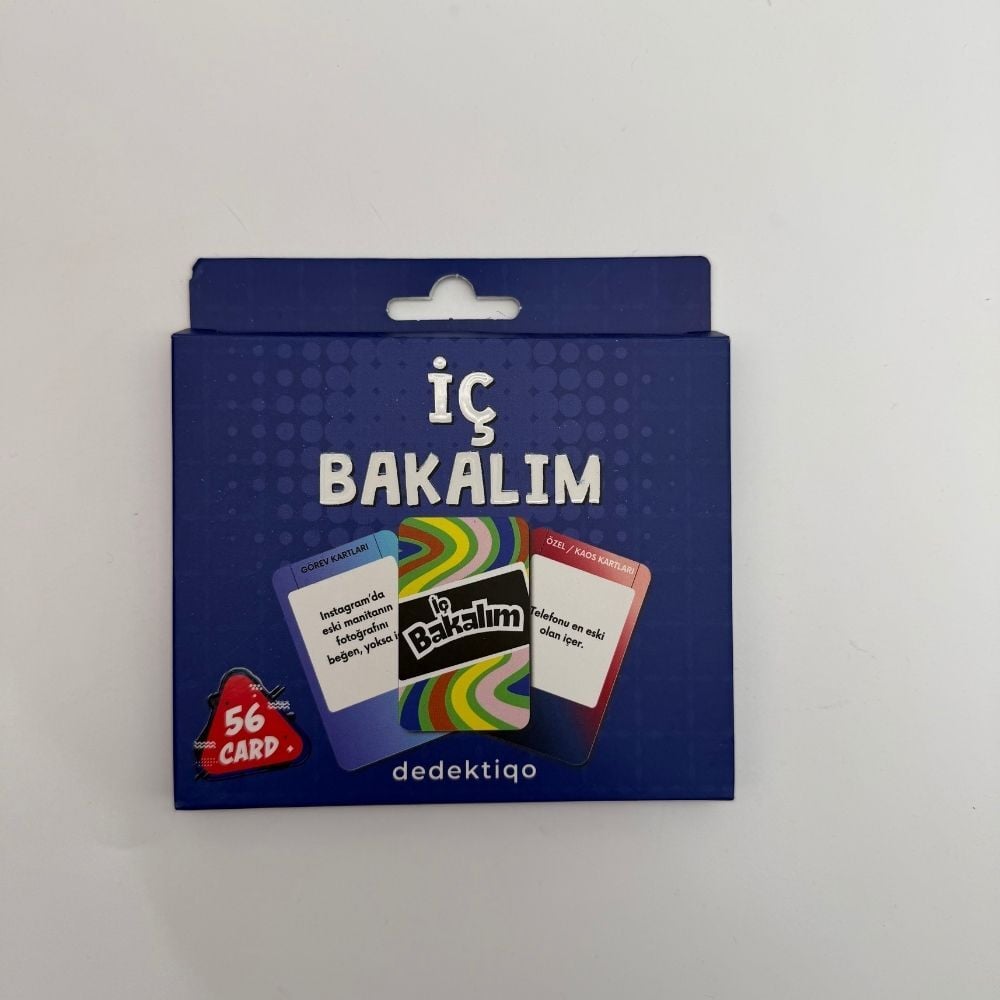 İç Bakalım Eğlenceli Kart Oyunu