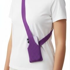 Örgü Askılı Mini Telefon Çantası (Iphone)