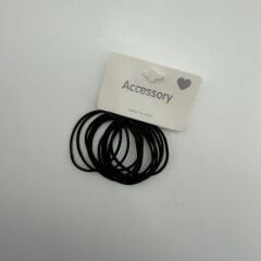 İnce Formlu Klasik Saç Lastiği Seti