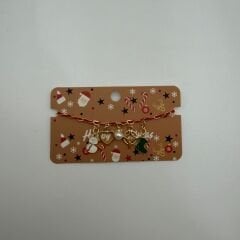 Yılbaşı Temalı Charm Detaylı Bileklik