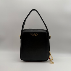 Zincir Detaylı Siyah Mini Çanta