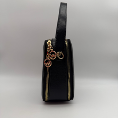 Zincir Detaylı Siyah Mini Çanta