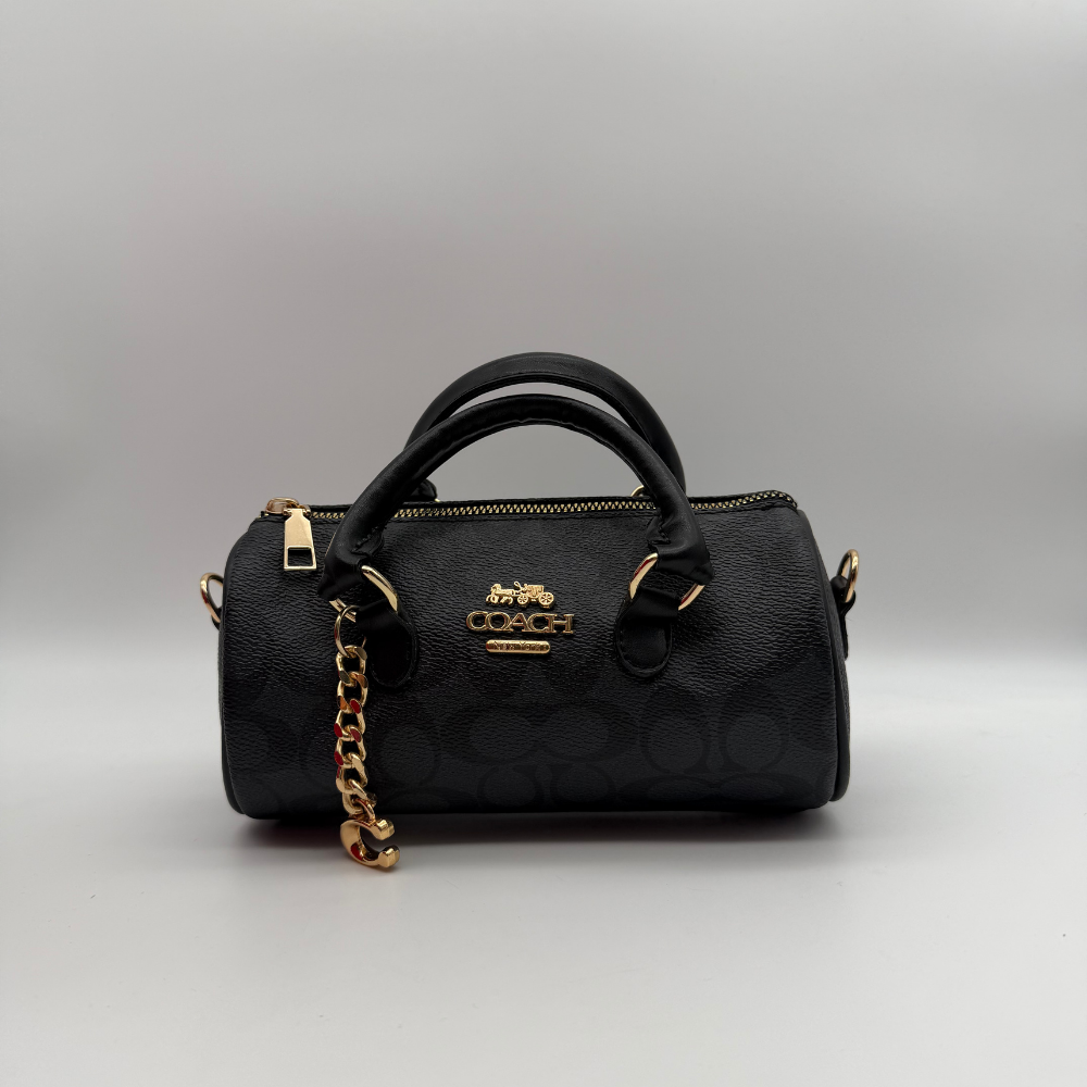 Urban Barrel Siyah Mini El Çantası