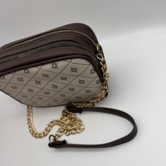 Monogram Chain Mini Omuz Çantası