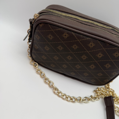 Monogram Chain Mini Omuz Çantası