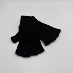 Siyah Parmaksız Triko Eldiven