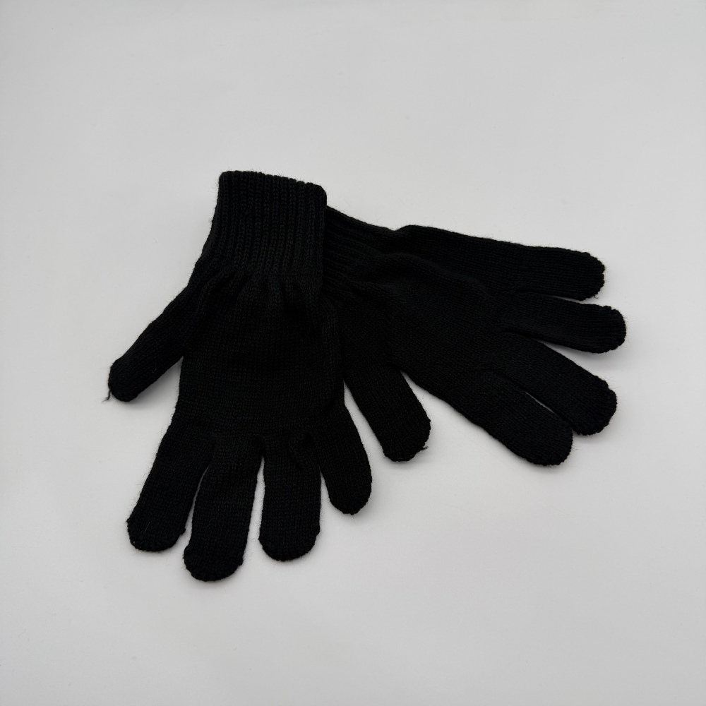 Siyah Triko Eldiven (Tam Parmak)