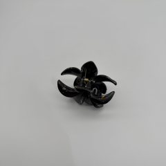 Simli Çiçek Formlu Mandal Toka