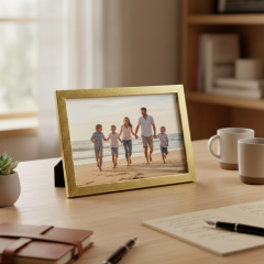 Gold Metal Fotoğraf Çerçevesi