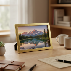 Gold Metal Fotoğraf Çerçevesi