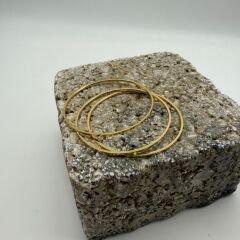 Yuvarlak Gold Çelik Bileklik