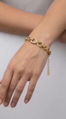Xuping Sonsuzluk Figürlü  14K Gold Zincir Bileklik