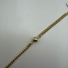 Minimal Top Detaylı Gold Zincir Bileklik