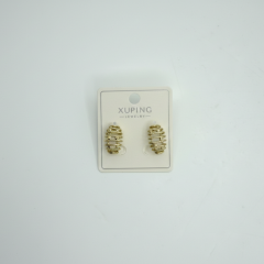 Xuping Çelik Modern Form Küpe