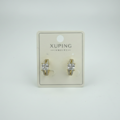 Xuping Çelik Büyük Taşlı Küpe