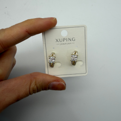 Xuping Çelik Büyük Taşlı Küpe