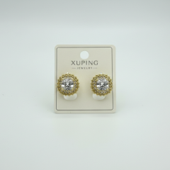 Xuping Çelik Vintage Taşlı Küpe