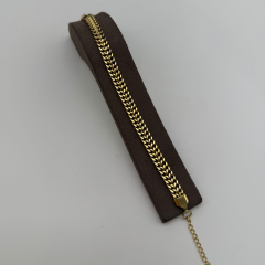 Mare Accessories | Çift Sıra Örgü Zincir Çelik Bileklik