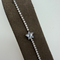 Mare Accessories | Yıldız Detaylı Işıltılı Su Yolu Bileklik