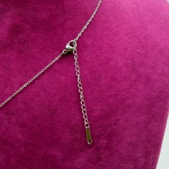 Mare Accessories | Gümüş Renk Çelik Kelebek Figürlü Kolye