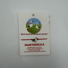 Leylek Figürlü Marteniçka Bileklik