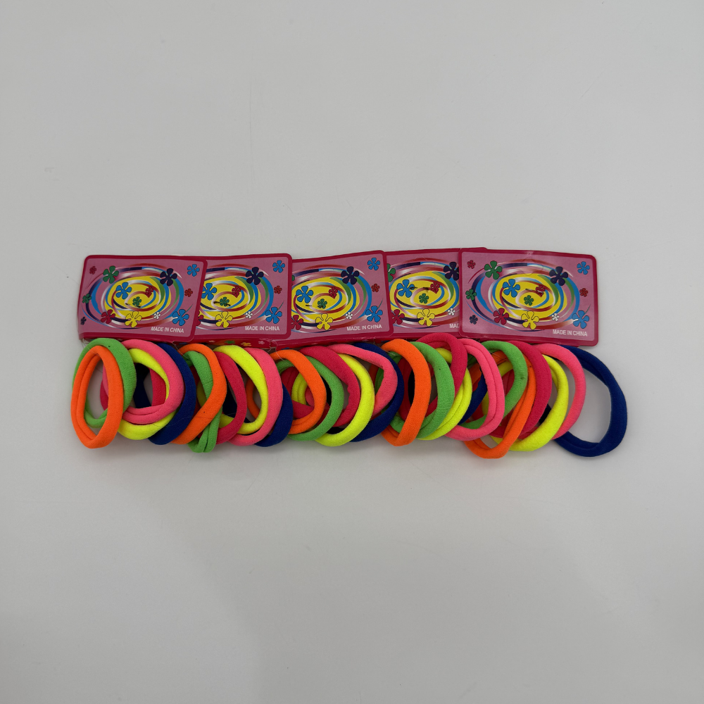 Büyük Boy Renkli Saç Lastiği 5’li Paket