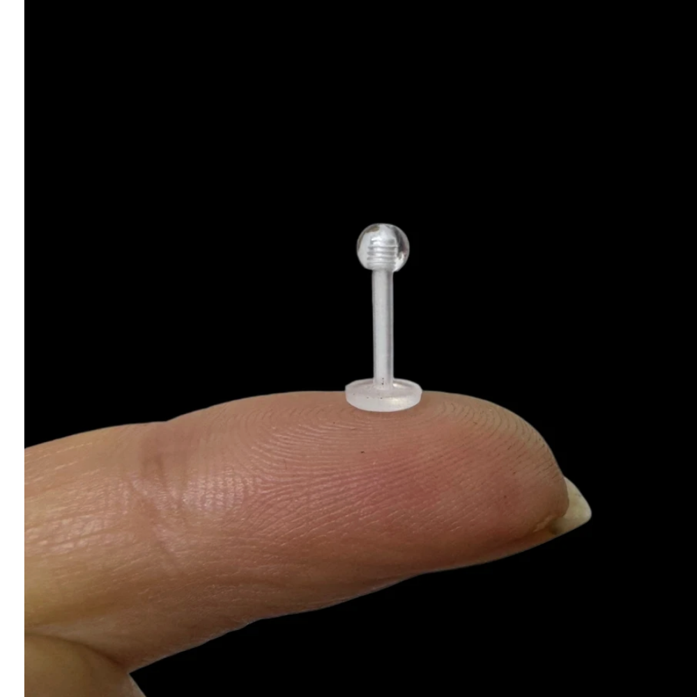 Şeffaf Silikon Piercing