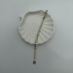 Gold Zirkon Taşlı Su Yolu Bileklik