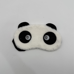 Panda Desenli Peluş Uyku Bandı