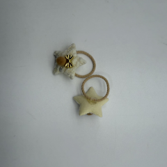 Yıldız Figürlü Çocuk Saç Lastiği Seti