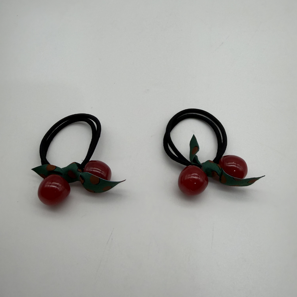 Kiraz Detaylı Saç Lastiği Seti