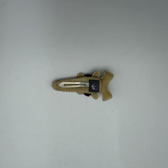 Ekose Ayıcık Figürlü Çıtçıt Toka